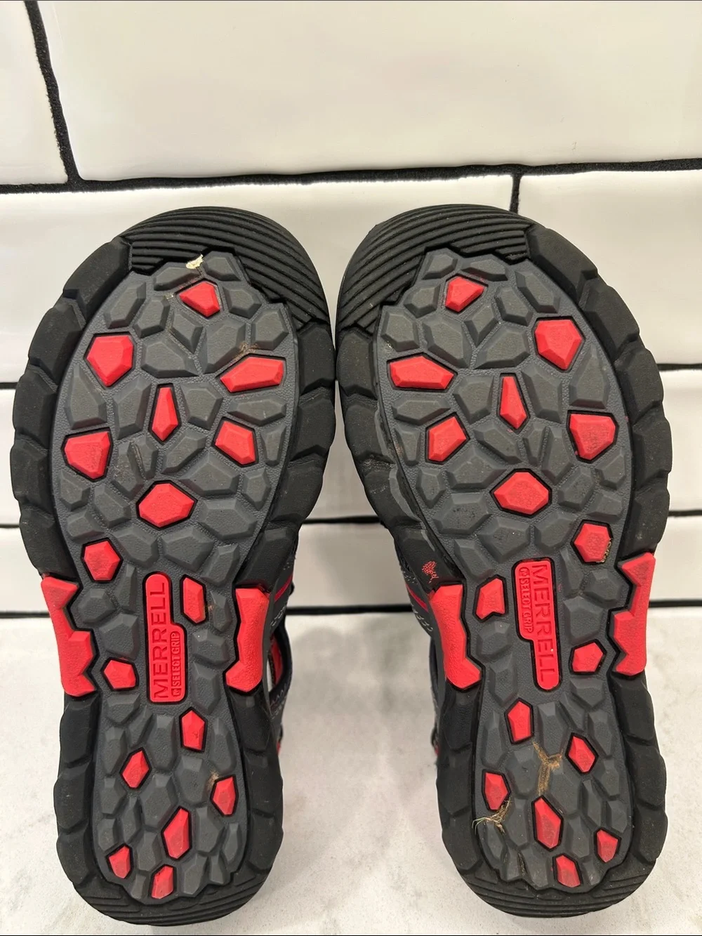 Merrell Hydro Outdoor Adjustable Leather‎ Sandal Boys Size 3W